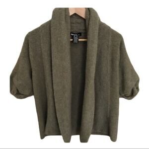Kensie Acrylic Alpaca Blend Tan Open Cardigan